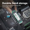 Crucial E100 SSD 2TB M.2 NVMe PCI Express 4.0
