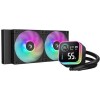Deepcool LQ240 Υδρόψυξη Επεξεργαστή Διπλού Ανεμιστήρα 120mm για Socket AM4/AM5/1700/1200/115x με ARGB Φωτισμό