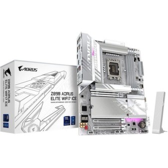 Gigabyte Z890M Aorus Elite Wifi 7 Ice Motherboard Micro ATX με Intel 1851 Socket