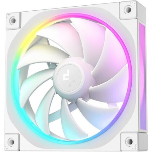 Deepcool FL12 Case Fan 120mm με RGB Φωτισμό 3τμχ Λευκό