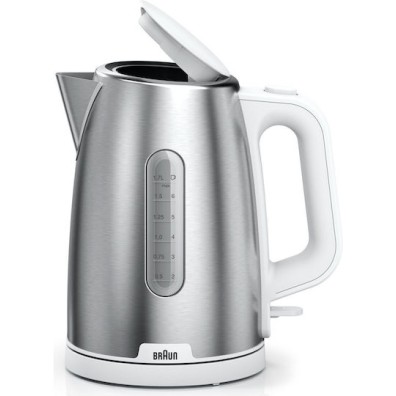 Braun Pureshine Βραστήρας 1.7lt 2200W Ασημί