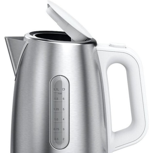 Braun Pureshine Βραστήρας 1.7lt 2200W Ασημί