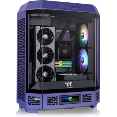 Thermaltake The Tower 600 Gaming Midi Tower Κουτί Υπολογιστή με Πλαϊνό Παράθυρο Future Dusk