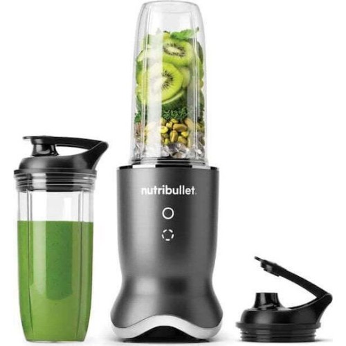 NutriBullet Μπλέντερ για Smoothies 0.9lt 1200W Γκρι NB1206DGCC