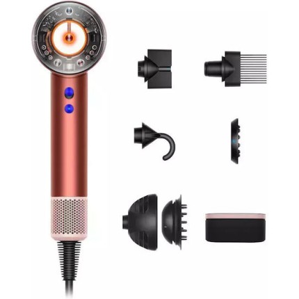 Dyson HD16 Supersonic Nural Gift Pack Πιστολάκι Μαλλιών με Φυσούνα 1600W Strawberry Bronze/Blush Pink