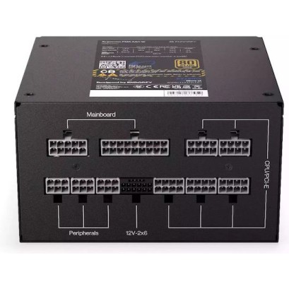 Endorfy Supremo FM6 850W Μαύρο Τροφοδοτικό Υπολογιστή Full Modular 80 Plus Gold
