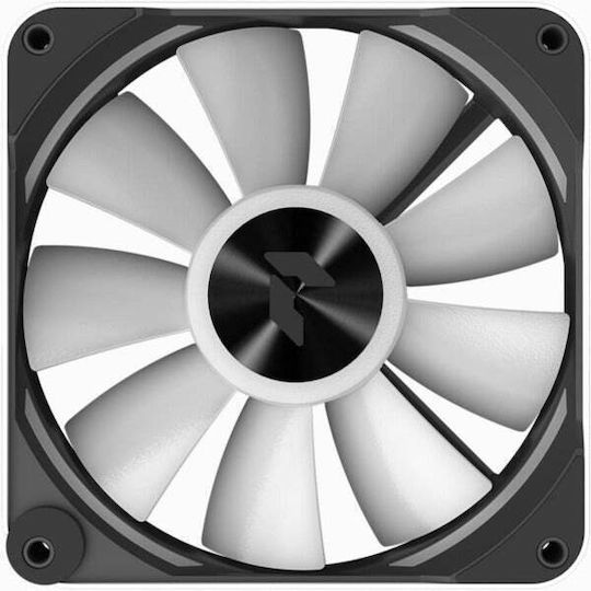 APNX FP2-120 Case Fan με ARGB Φωτισμό και Σύνδεση 3-Pin / 4-Pin PWM Λευκό