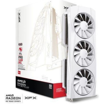 XFX Radeon RX 9070 XT 16GB GDDR6 Quicksilver White Κάρτα Γραφικών