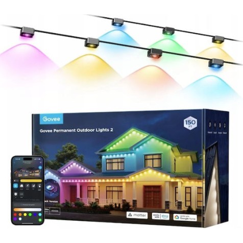 Govee Αδιάβροχη Smart Ταινία LED Wi-Fi RGBW Φως 30m