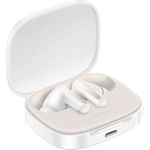 Xiaomi Redmi Buds 6 Bluetooth Handsfree Ακουστικά με Αντοχή στον Ιδρώτα και Θήκη Φόρτισης Cloud White
