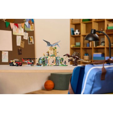 Lego Jurassic World Spinosaurus & Quetzalcoatlus Air Mission για 8+ Ετών 984τμχ