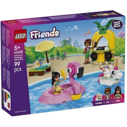 Lego Friends Unicorn & Flamingo Pool Party για 5+ Ετών 99τμχ
