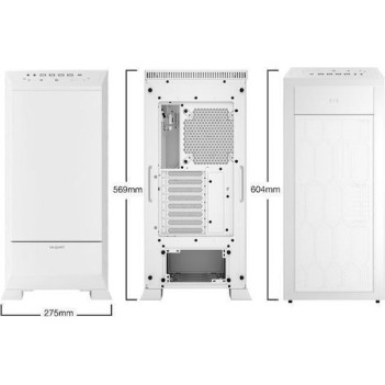 Be Quiet Dark Base Pro 901 Gaming Full Tower Κουτί Υπολογιστή με Πλαϊνό Παράθυρο και RGB Φωτισμό Λευκό
