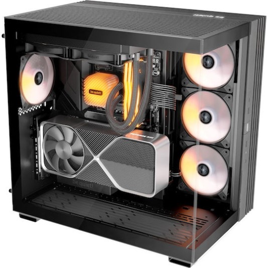 Be Quiet Light Base 600 LX Gaming Midi Tower Κουτί Υπολογιστή με Πλαϊνό Παράθυρο και RGB Φωτισμό Μαύρο
