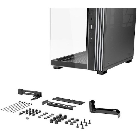 Be Quiet Light Base 600 LX Gaming Midi Tower Κουτί Υπολογιστή με Πλαϊνό Παράθυρο και RGB Φωτισμό Μαύρο