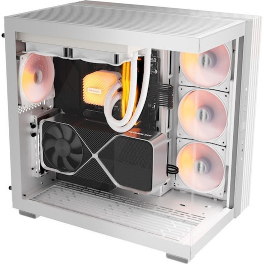 Be Quiet Light Base 600 LX Gaming Midi Tower Κουτί Υπολογιστή με Πλαϊνό Παράθυρο και RGB Φωτισμό Λευκό