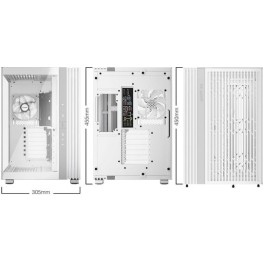 Be Quiet Light Base 600 LX Gaming Midi Tower Κουτί Υπολογιστή με Πλαϊνό Παράθυρο και RGB Φωτισμό Λευκό