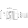 Be Quiet Light Base 600 LX Gaming Midi Tower Κουτί Υπολογιστή με Πλαϊνό Παράθυρο και RGB Φωτισμό Λευκό