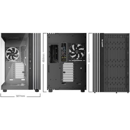 Be Quiet Light Base 900 FX Full Tower Κουτί Υπολογιστή με RGB Φωτισμό Μαύρο