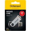 Intenso 64GB USB 3.2 Stick Ασημί