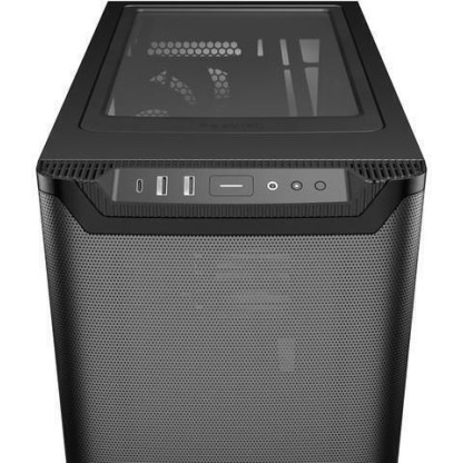 Be Quiet Pure Base 501 Midi Tower Κουτί Υπολογιστή με Πλαϊνό Παράθυρο Airflow Window Black