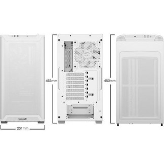 Be Quiet Pure Base 501 Midi Tower Κουτί Υπολογιστή με Πλαϊνό Παράθυρο Airflow Window White