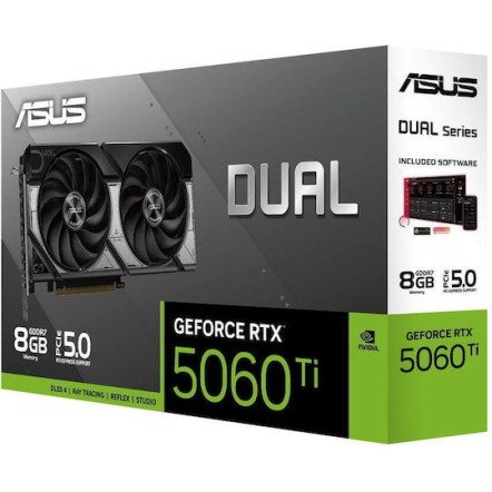 Asus GeForce RTX 5060 Ti 8GB GDDR7 Dual OC Κάρτα Γραφικών