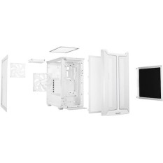 Be Quiet Pure Base 501 DX Gaming Midi Tower Κουτί Υπολογιστή με Πλαϊνό Παράθυρο και RGB Φωτισμό Λευκό