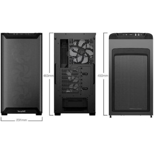 Be Quiet Pure Base 501 LX Gaming Midi Tower Κουτί Υπολογιστή με Πλαϊνό Παράθυρο και RGB Φωτισμό Μαύρο