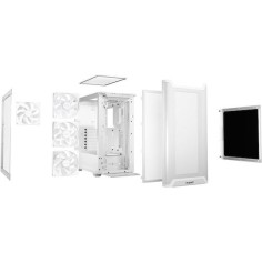 Be Quiet Pure Base 501 LX Gaming Midi Tower Κουτί Υπολογιστή με Πλαϊνό Παράθυρο και RGB Φωτισμό Λευκό