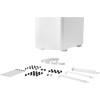 Be Quiet Pure Base 501 LX Gaming Midi Tower Κουτί Υπολογιστή με Πλαϊνό Παράθυρο και RGB Φωτισμό Λευκό