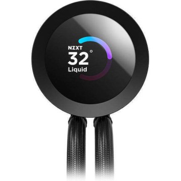 NZXT Kraken Plus 240 RGB Υδρόψυξη Επεξεργαστή Διπλού Ανεμιστήρα 120mm για Socket AM4/AM5/1700/1200/115x