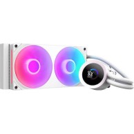 NZXT Kraken Plus RGB Υδρόψυξη Επεξεργαστή Διπλού Ανεμιστήρα 120mm για Socket AM4/AM5/1700/1200/115x Λευκή