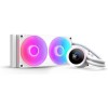 NZXT Kraken Plus RGB Υδρόψυξη Επεξεργαστή Διπλού Ανεμιστήρα 120mm για Socket AM4/AM5/1700/1200/115x Λευκή