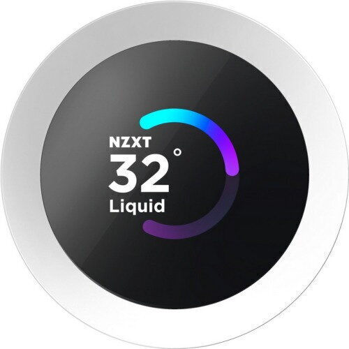 NZXT Kraken Plus RGB Υδρόψυξη Επεξεργαστή Διπλού Ανεμιστήρα 120mm για Socket AM4/AM5/1700/1200/115x Λευκή