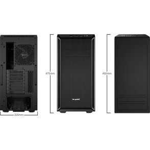 Be Quiet Pure Base 600 Midi Tower Κουτί Υπολογιστή Ασημί