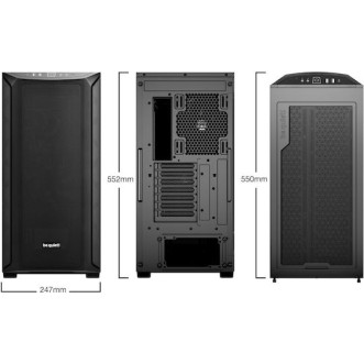 Be Quiet Shadow Base 800 Gaming Full Tower Κουτί Υπολογιστή με Πλαϊνό Παράθυρο Μαύρο