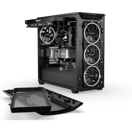 Be Quiet Shadow Base 800 FX Gaming Midi Tower Κουτί Υπολογιστή με Πλαϊνό Παράθυρο και RGB Φωτισμό Μαύρο