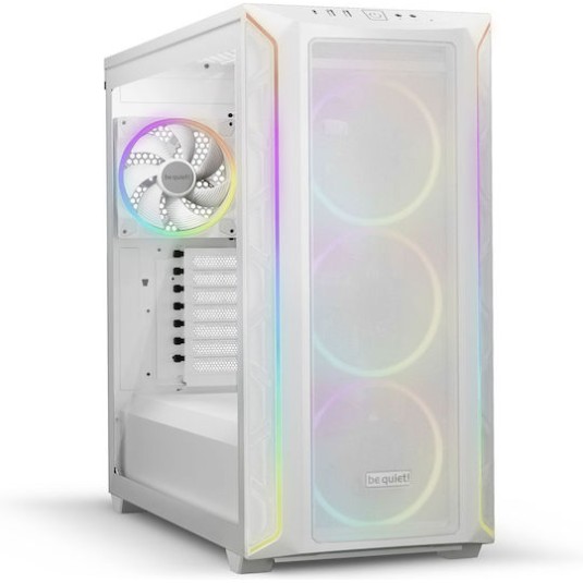 Be Quiet Shadow Base 800 FX Gaming Midi Tower Κουτί Υπολογιστή με Πλαϊνό Παράθυρο και RGB Φωτισμό Λευκό