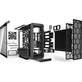 Be Quiet Silent Base 802 Window Midi Tower Κουτί Υπολογιστή Μαύρο