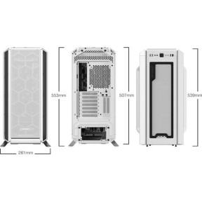 Be Quiet Silent Base 802 Window Midi Tower Κουτί Υπολογιστή Λευκό