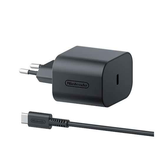 Nintendo Τροφοδοσία για Switch 2 σε Μαύρο χρώμα