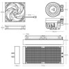 Arctic Freezer III Pro 240 Ψύκτρα Επεξεργαστή Διπλού Ανεμιστήρα για Socket 1700/1851/AM4/AM5