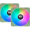 Thermaltake CT140 Reverse Case Fan με ARGB Φωτισμό και Σύνδεση 4-Pin PWM 2τμχ Matcha Green