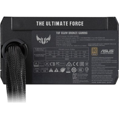 Asus TUF-GAMING-650B 650W Μαύρο Τροφοδοτικό Υπολογιστή Full Wired 80 Plus Bronze