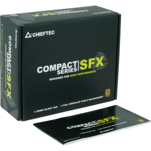 Chieftec Compact SFX 550W Μαύρο Τροφοδοτικό Υπολογιστή Full Modular 80 Plus Gold