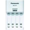 Panasonic Eneloop Advanced BQ-CC17 Φορτιστής 4 Μπαταριών Ni-MH Μεγέθους AA/AAA Σετ με 4x AA 2000mAh σε Λευκό χρώμα