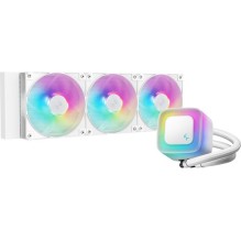 Deepcool LE360 WH (v2) Υδρόψυξη Επεξεργαστή Τριπλού Ανεμιστήρα 120mm για Socket 1700/1200/115x με Λευκό Φωτισμό Λευκή