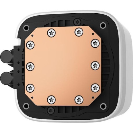 Deepcool LE240 (v2) Υδρόψυξη Επεξεργαστή Διπλού Ανεμιστήρα 120mm για Socket AM4/AM5/1700/1200 με ARGB Φωτισμό Λευκή