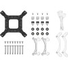 Deepcool LE240 (v2) Υδρόψυξη Επεξεργαστή Διπλού Ανεμιστήρα 120mm για Socket AM4/AM5/1700/1200 με ARGB Φωτισμό Λευκή